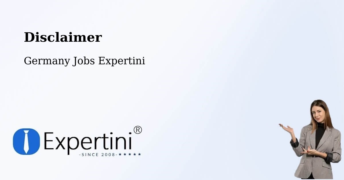 Disclaimer – Bingen - Germany Jobs Expertini