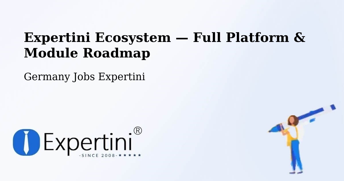 Expertini Ecosystem — Full Platform & Module Roadmap – Bingen